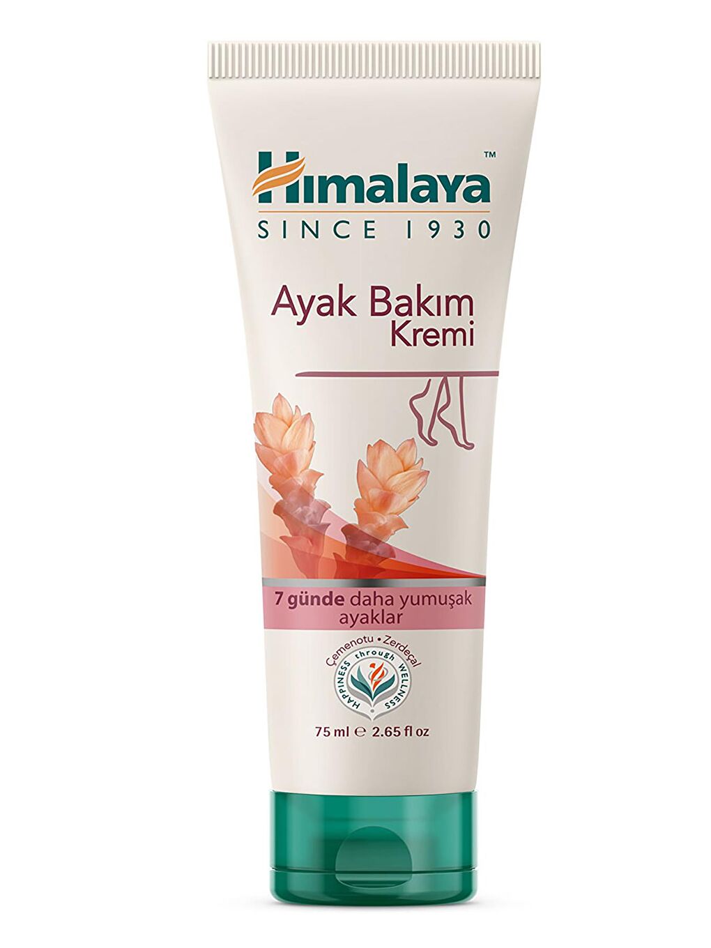Ayak Kremi, Sal Ağacı, Çemen Otu, Zerdeçal, Bal, Nemlendirici, Besleyici, Tüm Ciltler, 75 ml