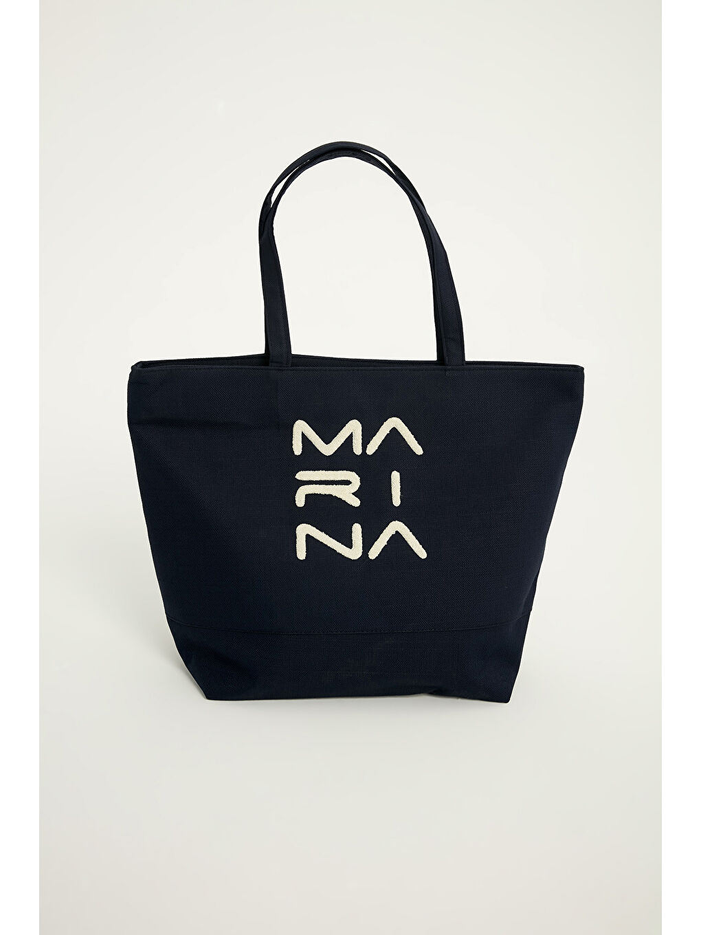 Lacivert Plaj Çantası Astarlı Yazlık Tatil Çantası CA2501-2