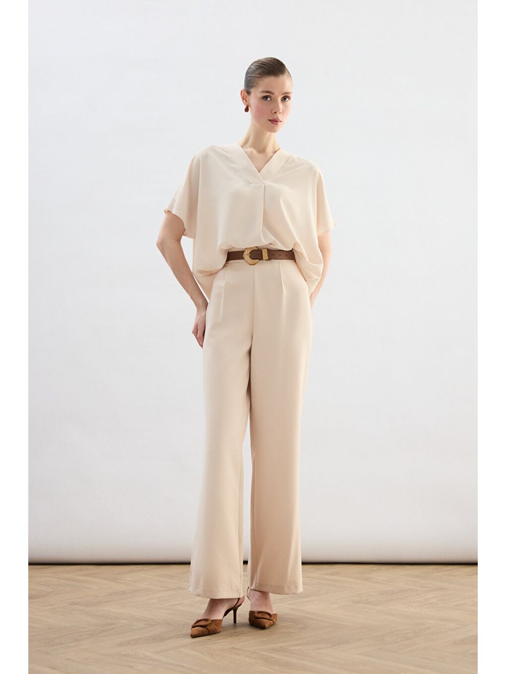 Palazzo Pantolon - Bej