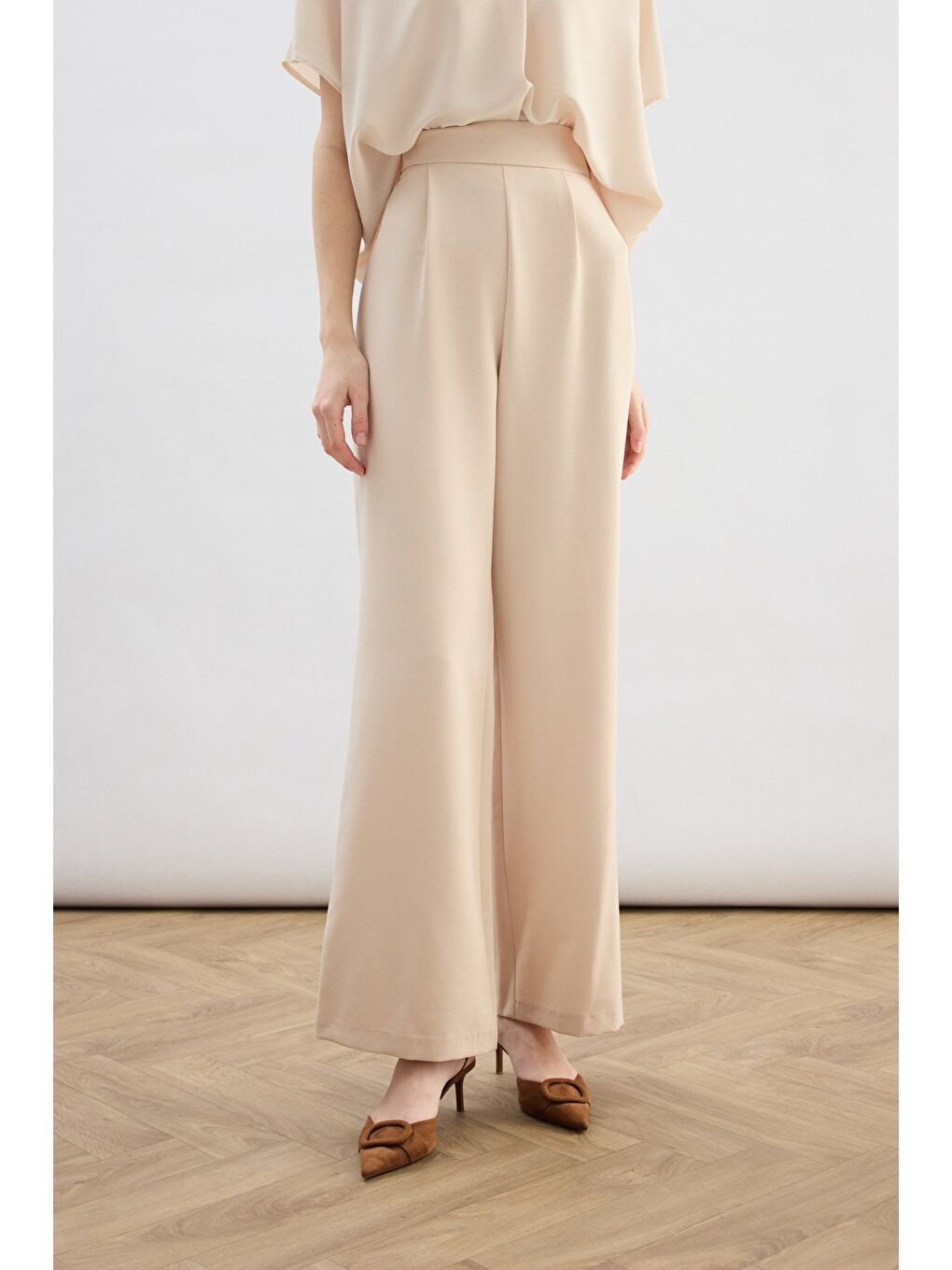 Palazzo Pantolon - Bej-1