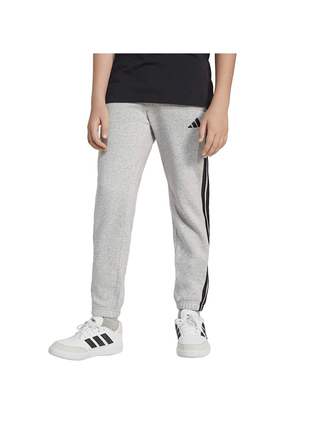 3 Stripes Fleece 280 Çocuk Gri Eşofman Altı