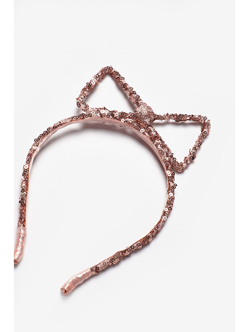 Pembe Rose Pullu Fiyonk Figürlü Kız Çocuk Taç-1