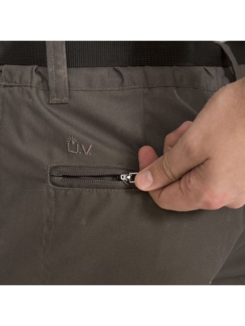 Haki Clifton Thermal - Trs Erkek Siyah Outdoor Pantolonu-7