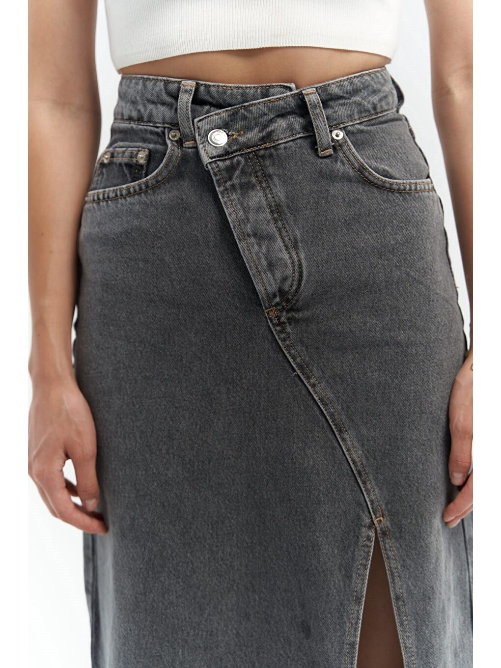 Gri Claris Cross Füme Jean Etek-3