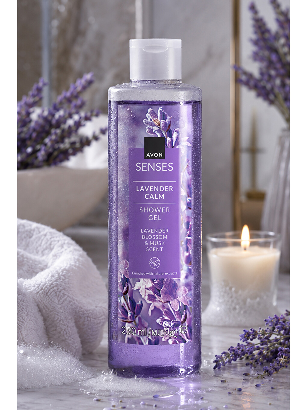 Senses Lavender Calm Lavanta Kokulu Duş Jeli 250ml-2