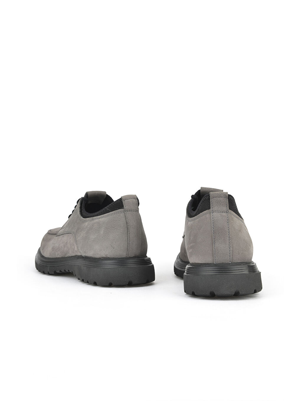 Erkek Hakiki Deri Ayakkabı 153498Z173312 Gri-2