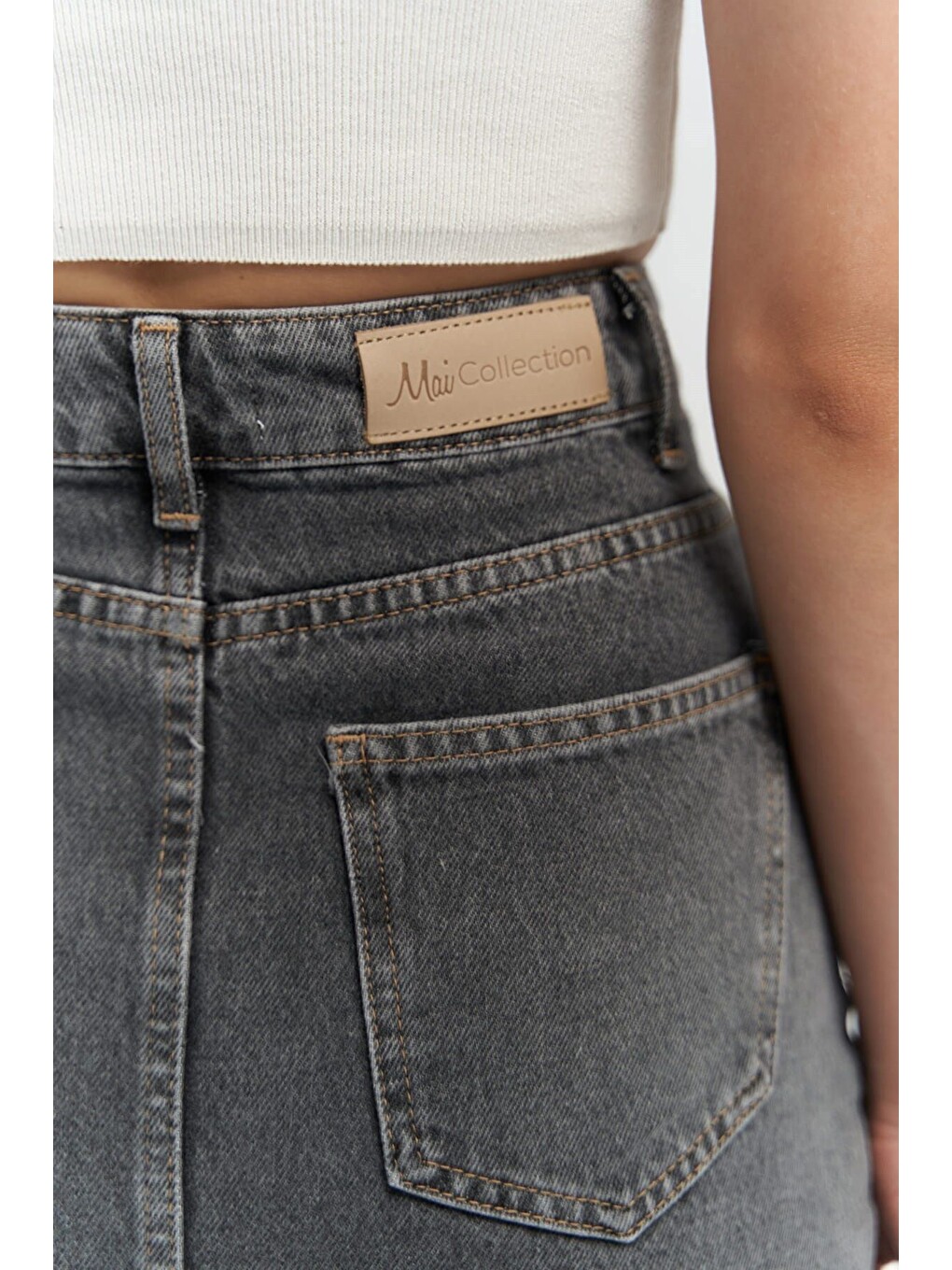 Gri Claris Cross Füme Jean Etek-5