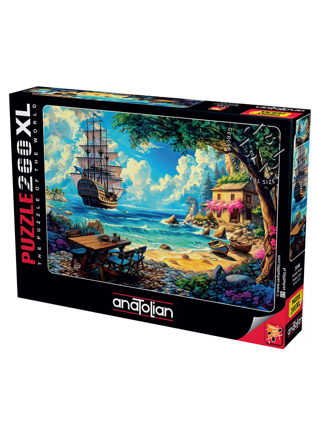Puzzle 260 XL Parça Korsan Koyu 3349