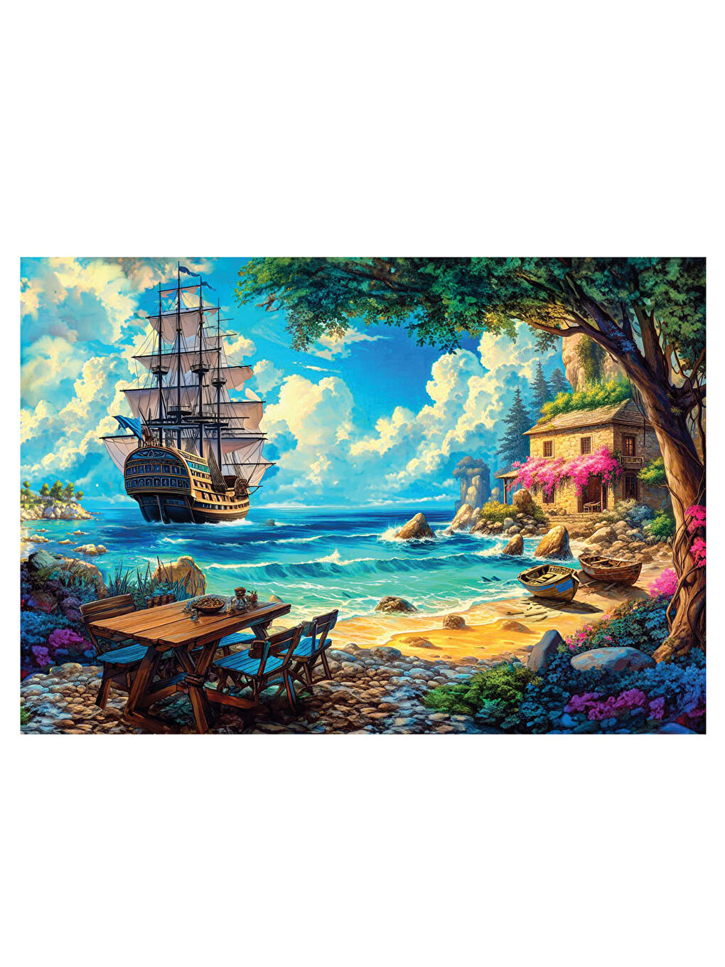 Puzzle 260 XL Parça Korsan Koyu 3349-1