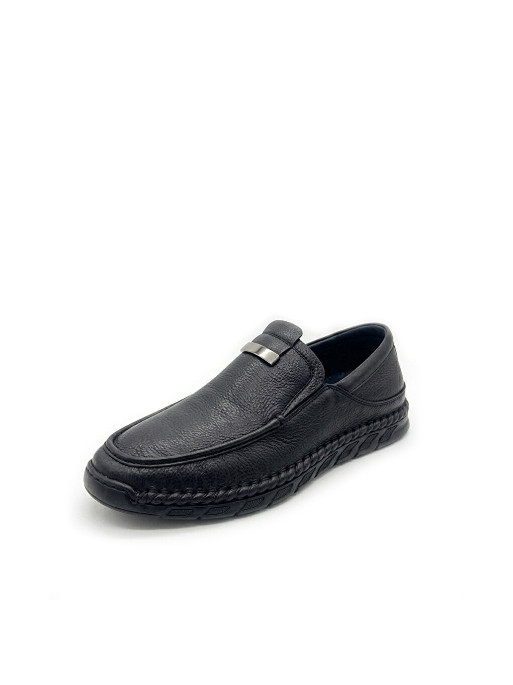 Erkek Siyah Loafer OG-2365 141 Siyah Marsel(Siyah Dana Astar)-1