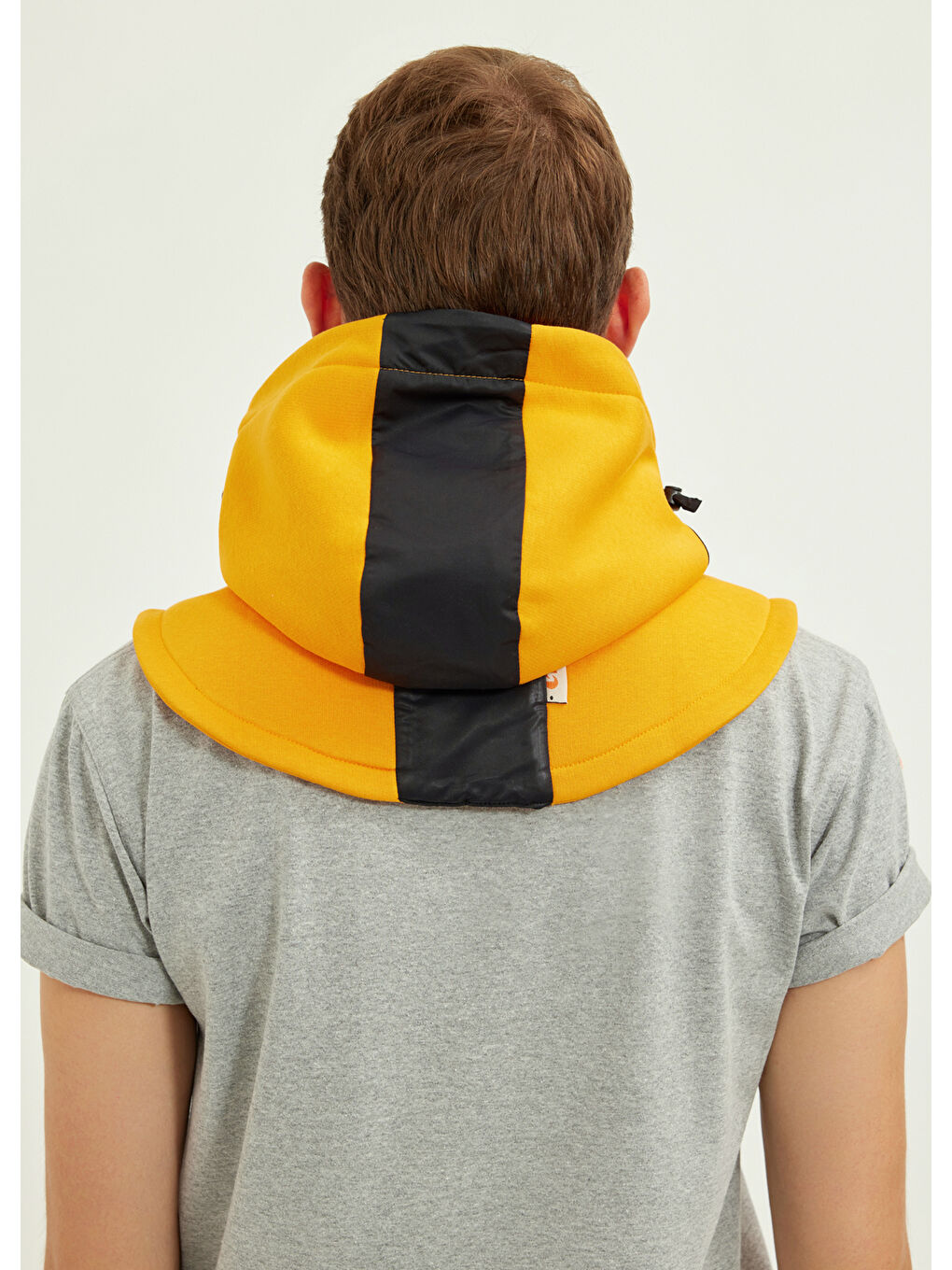 Turuncu Nsq Damask Unisex Koruyucu Başlık-2