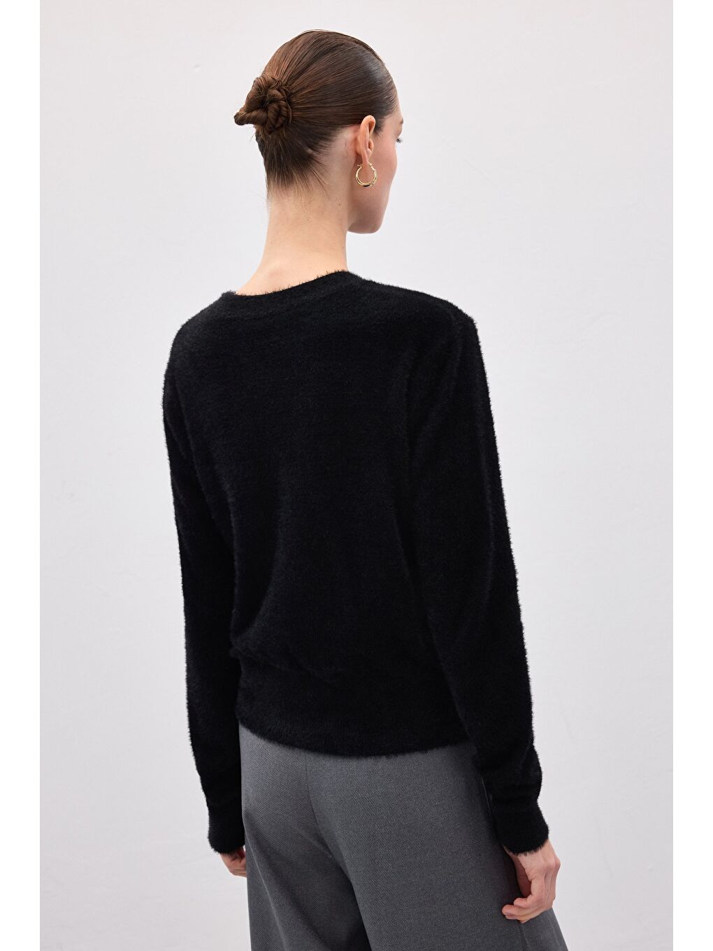 Sakallı Triko - Siyah-6