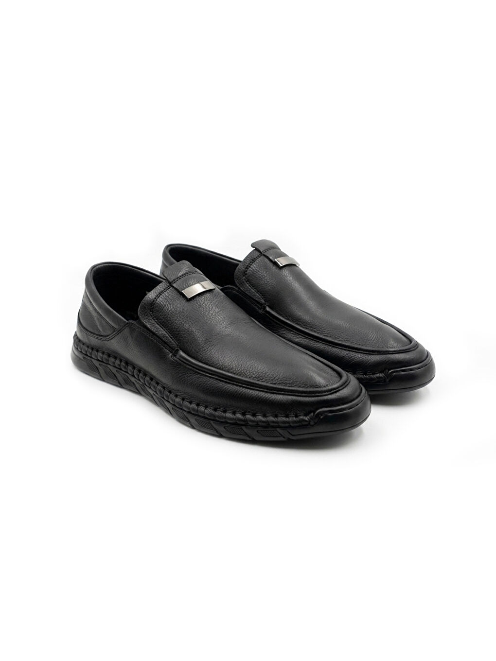 Erkek Siyah Loafer OG-2365 141 Siyah Marsel(Siyah Dana Astar)-2