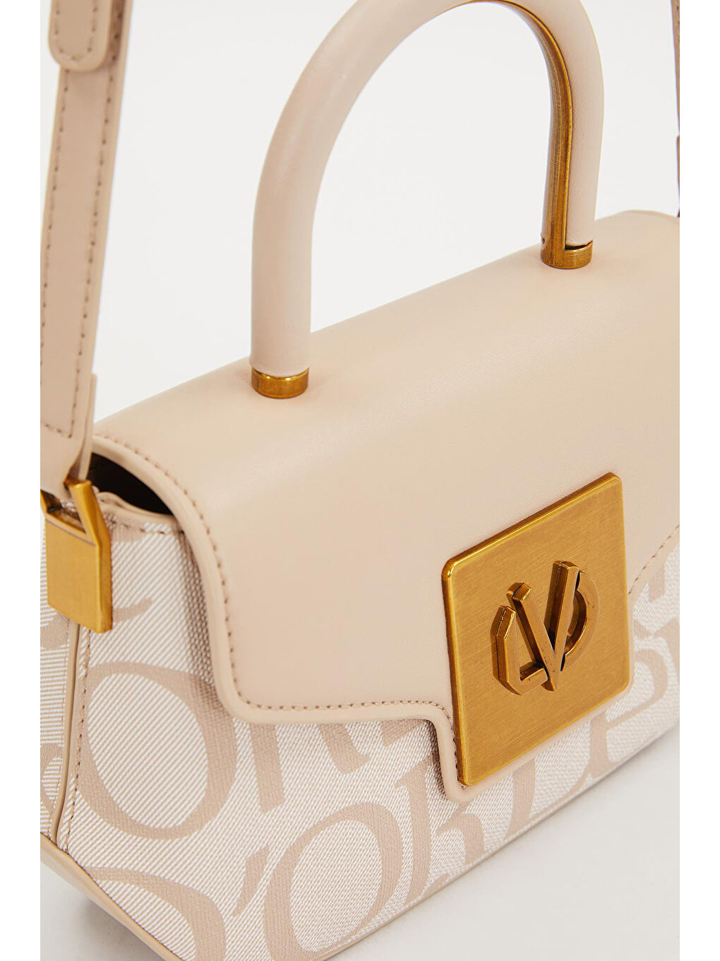 Levidor Premium Tek Askı Çıtçıt Detay Çanta 930283 Bej-1