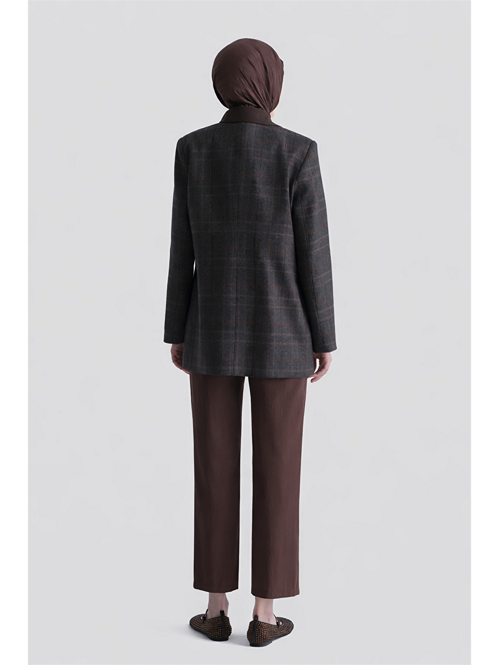 Straight Pantolon Kahverengi-2