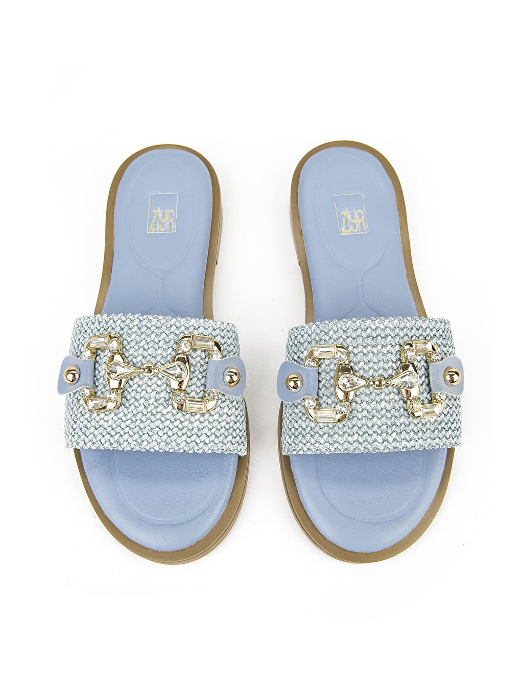 Hasır Kadın Terlik 1511044Z5001 Mavi-2