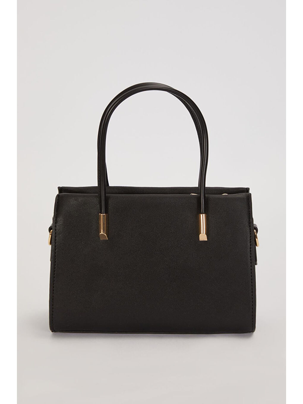 Levidor Premium İnce Askı Sert Deri Çanta 930257 Siyah-3