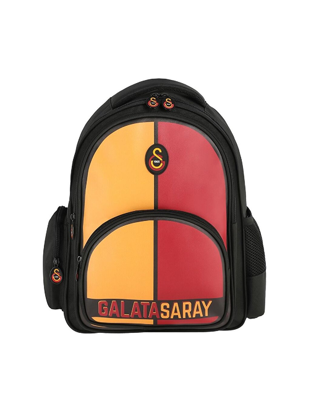 3 Bölmeli Logo Baskılı Suni Deri Okul Çantası +Beslenme Çantası-1