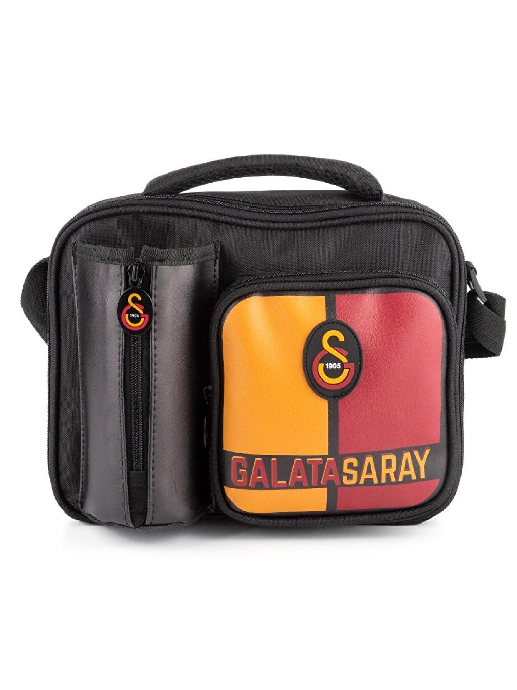 3 Bölmeli Logo Baskılı Suni Deri Okul Çantası +Beslenme Çantası-3