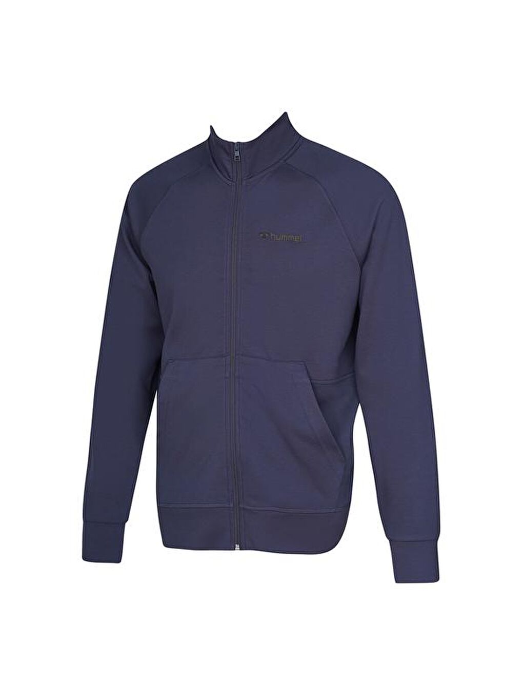 Evon Erkek Lacivert Dik Yaka Fermuarlı Sweatshirt