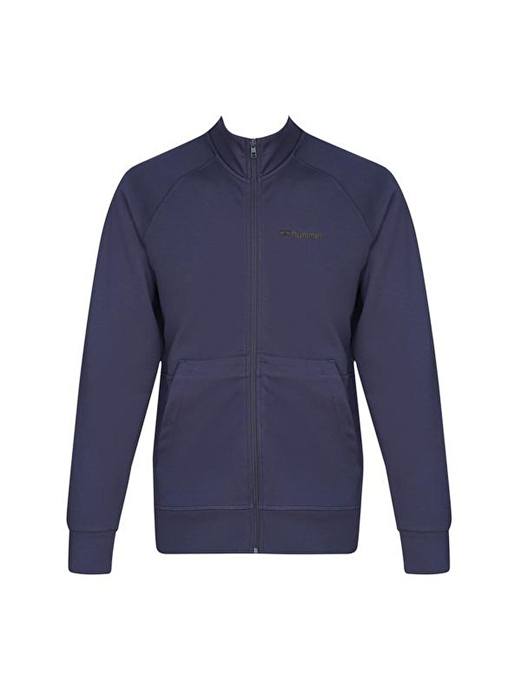 Evon Erkek Lacivert Dik Yaka Fermuarlı Sweatshirt-3