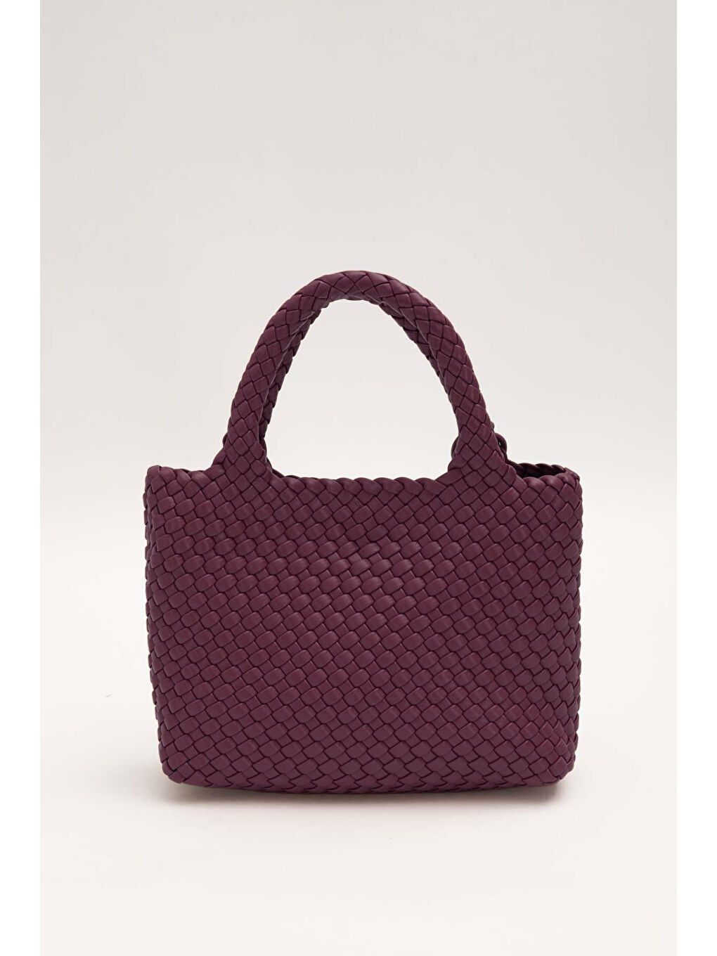 Örme Yumuşak Deri Askılı Çanta 930858 Mürdüm-2