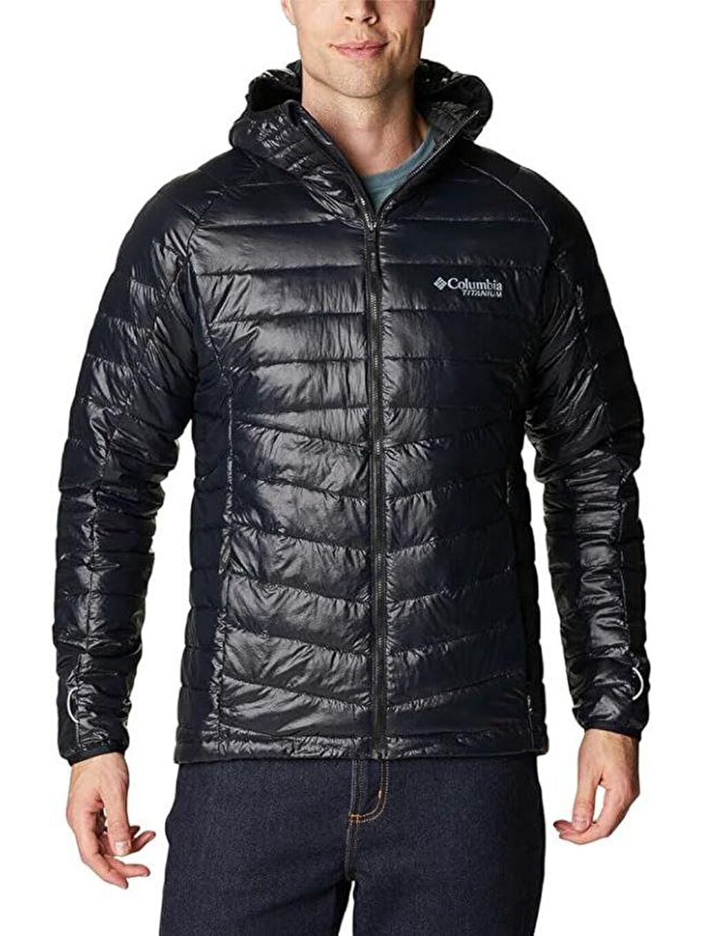 Columbia Siyah Platinum Peak Hooded Erkek Mont WO9771-010