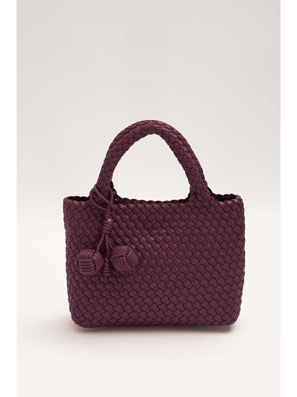 Örme Yumuşak Deri Askılı Çanta 930858 Mürdüm-3