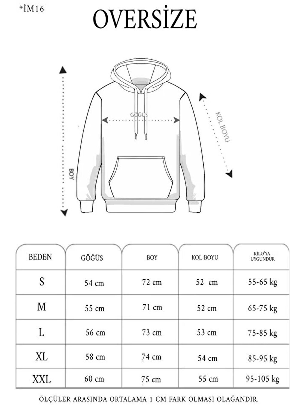 3 İplik Kapüşonlu Sweatshirt Hoodie - Siyah-3