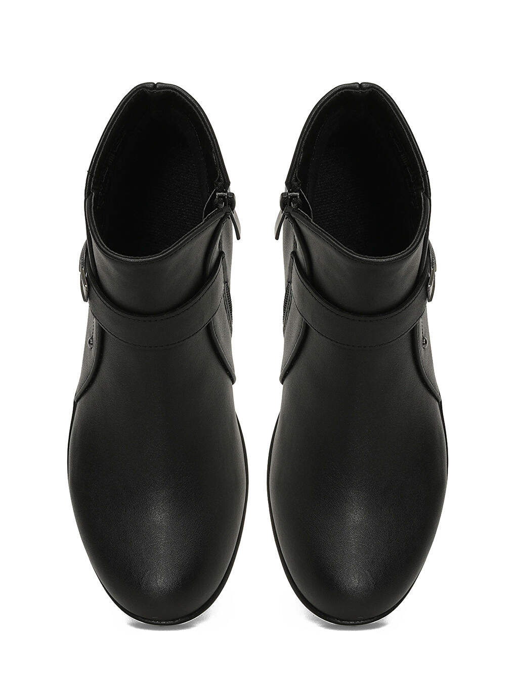 162294.Z4PR Siyah Kadın Dolgu Topuk Bot-3