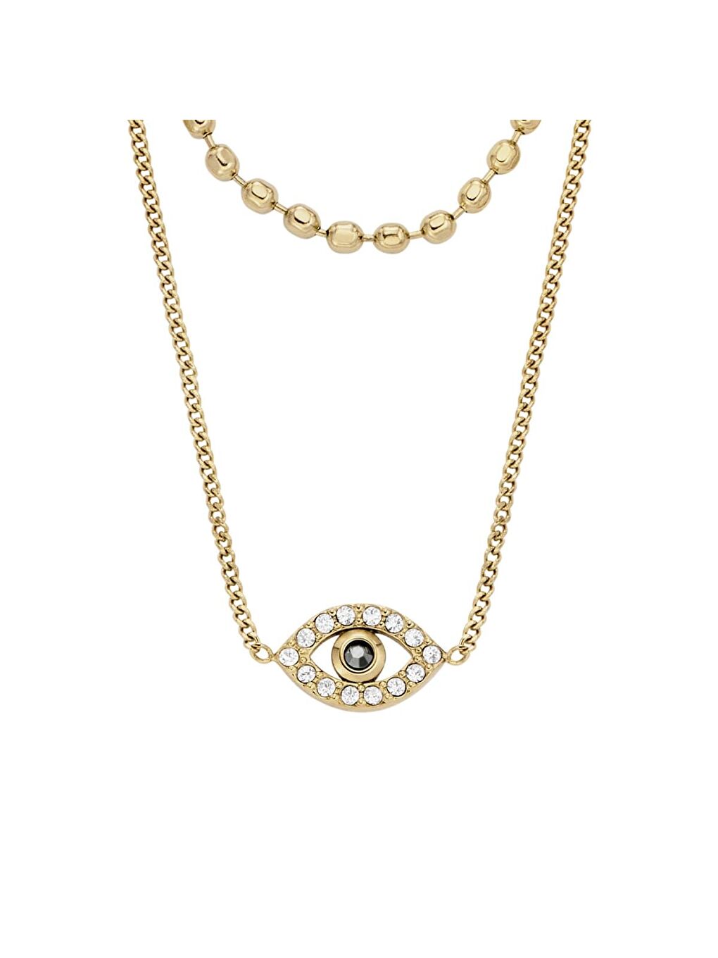 Sarı JF04792-710 Kadın Kolye