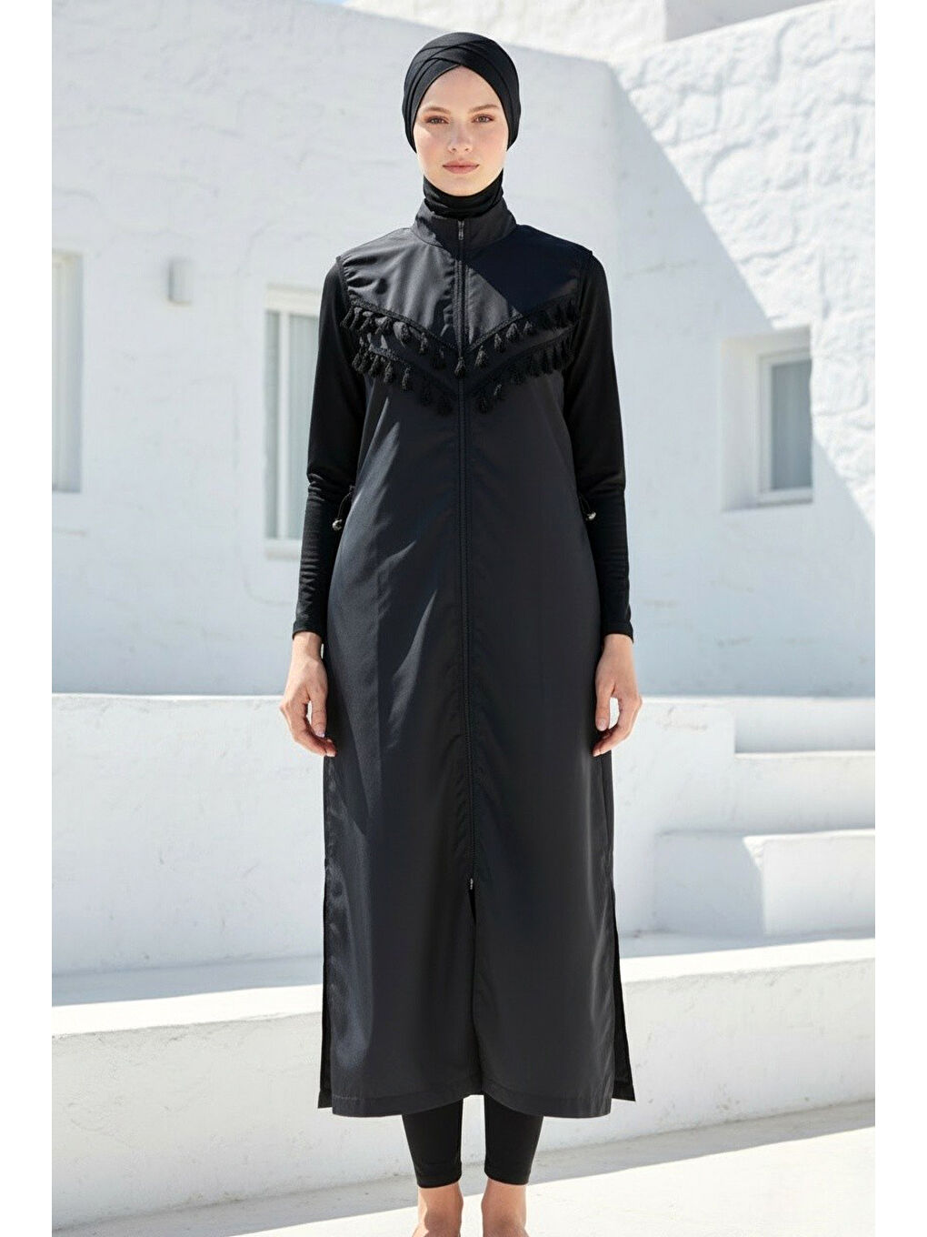 Tam Kapalı Tesettür Mayo Siyah 1998
