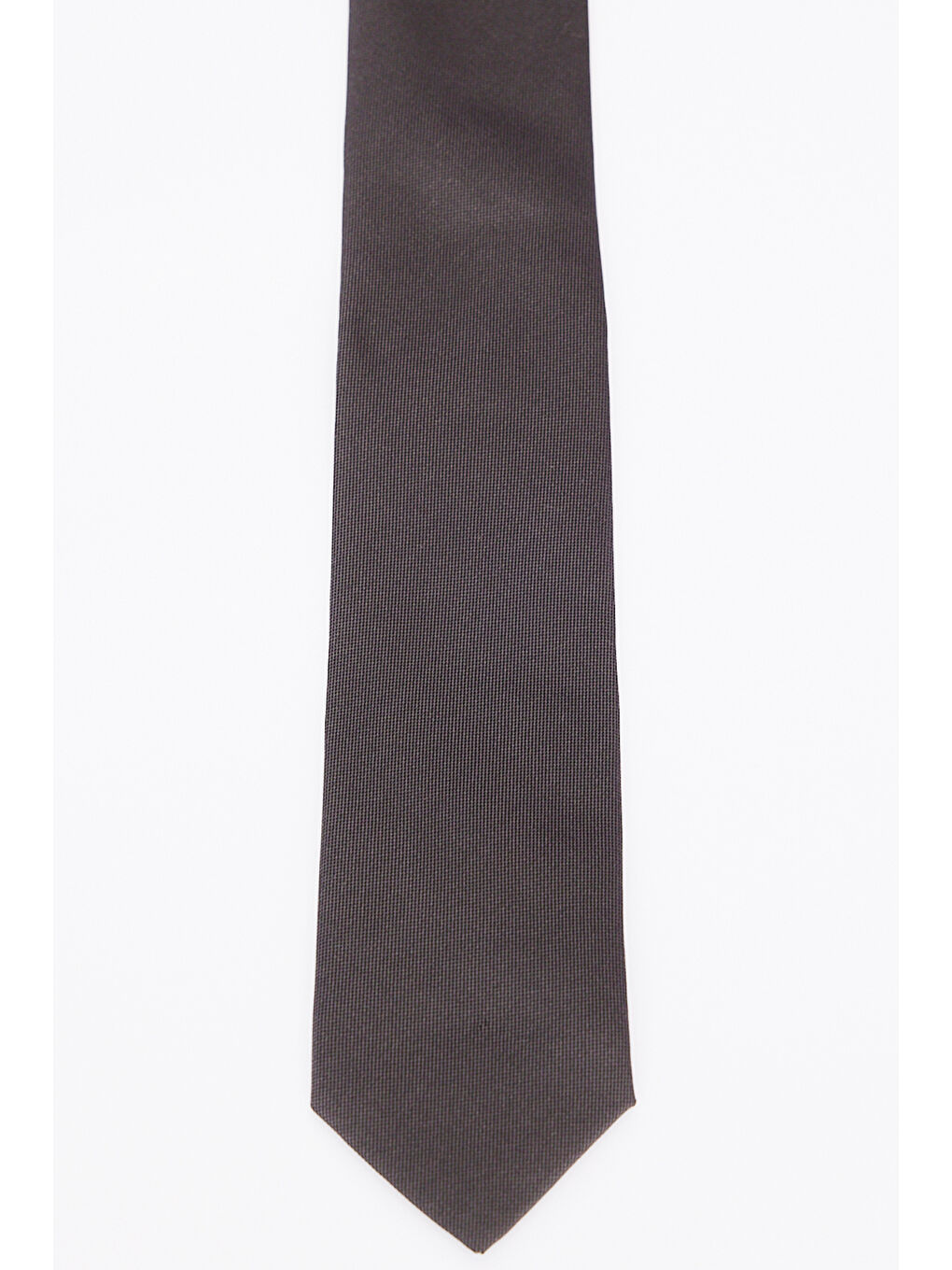 Erkek Gri Desenli İpek İnce Kravat-1