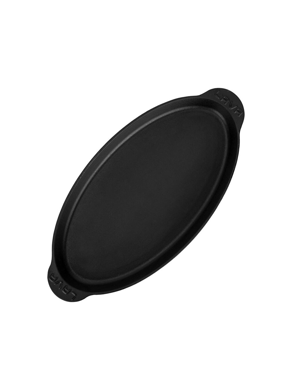 Bordo Balık Tabağı Döküm Demir Yekpare Kulplu 15x29cm.-2