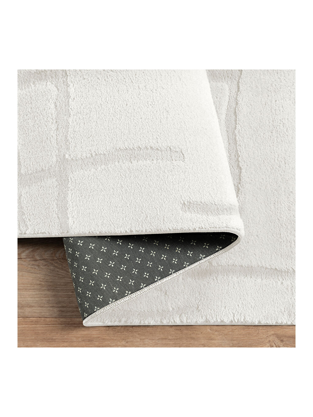 Bej ALAÇATI PÜSKÜLLÜ PARÇA HALI 150X230 WOLT A.BEJ-1