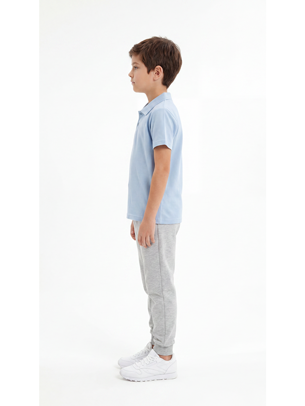 Mavi Erkek Çocuk Okul Kısa Kol Polo Yaka Lakost-1