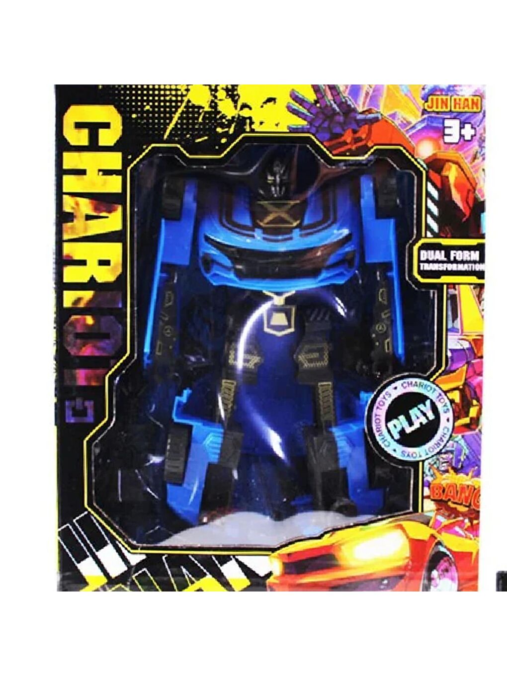 Transformers Dönüşen Oyuncak Araba SP5308 A688-1 MAVİ GKO-1