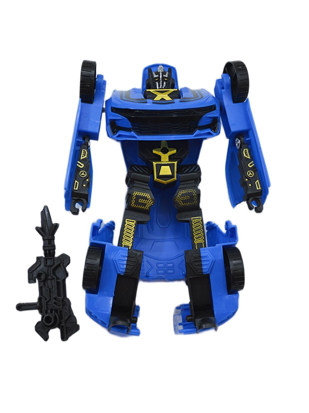 Transformers Dönüşen Oyuncak Araba SP5308 A688-1 MAVİ GKO-2