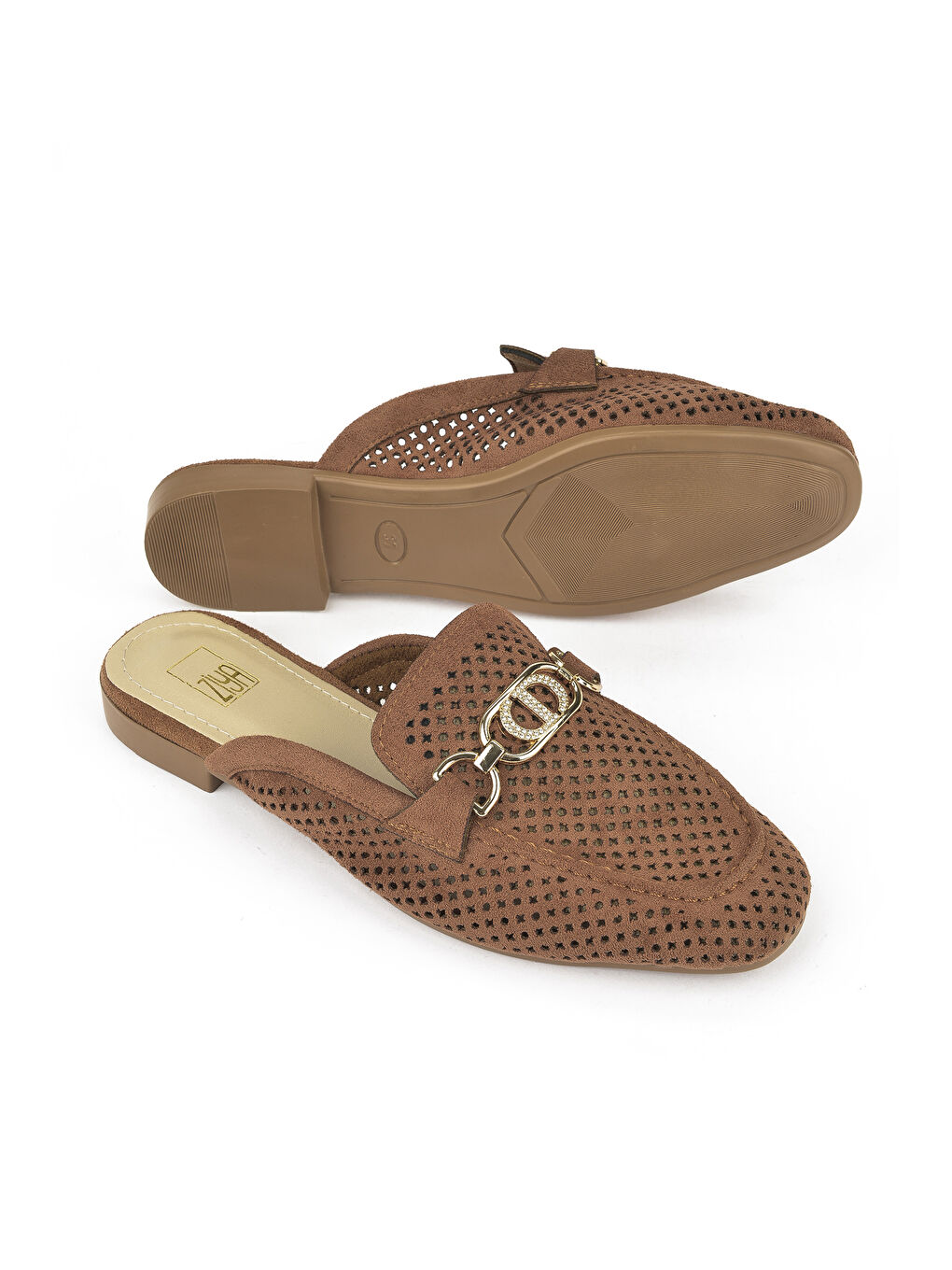 Kahverengi Kadın Terlik 1511044Z5002 Taba-3