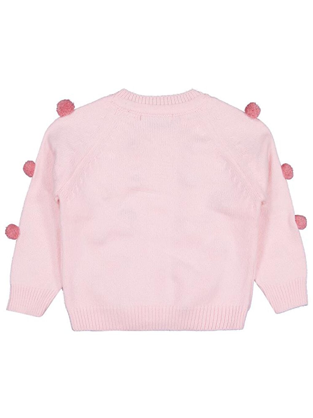 Pembe Girls Ponponlu 2-5 Yaş Hırka