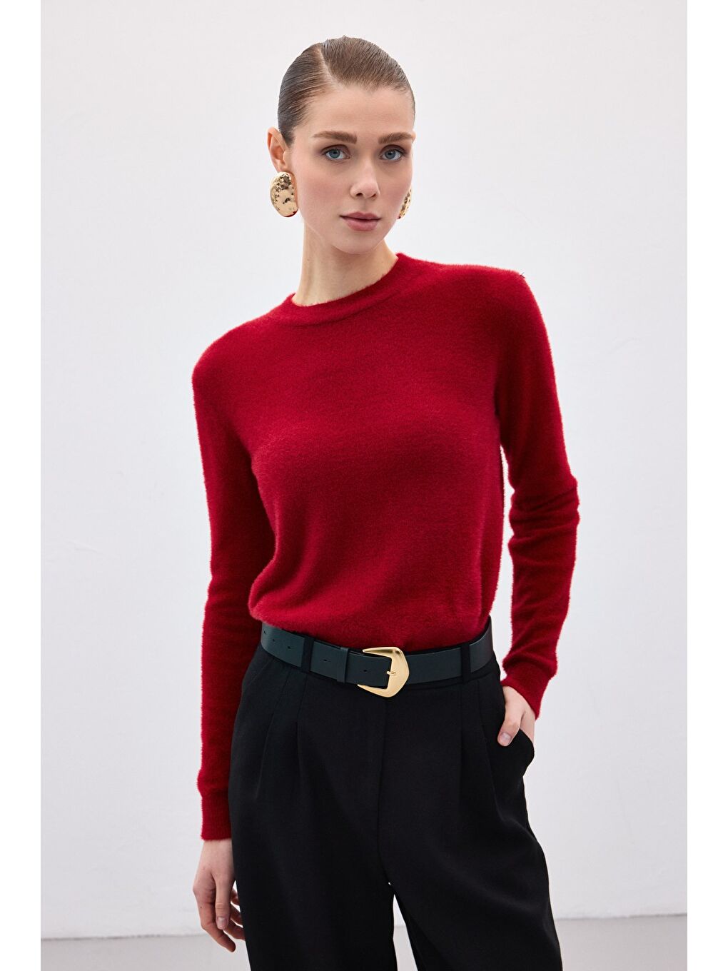 Sakallı Triko - Bordo