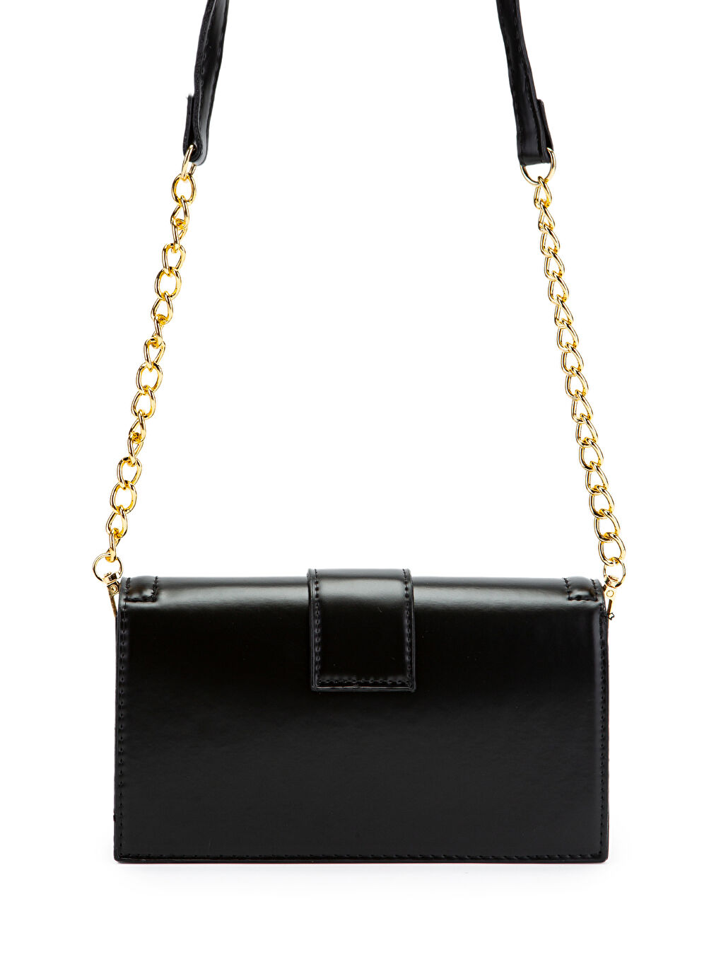 Uzun Askılı Suni Deri Kadın Çapraz Çanta Darla Siyah-2