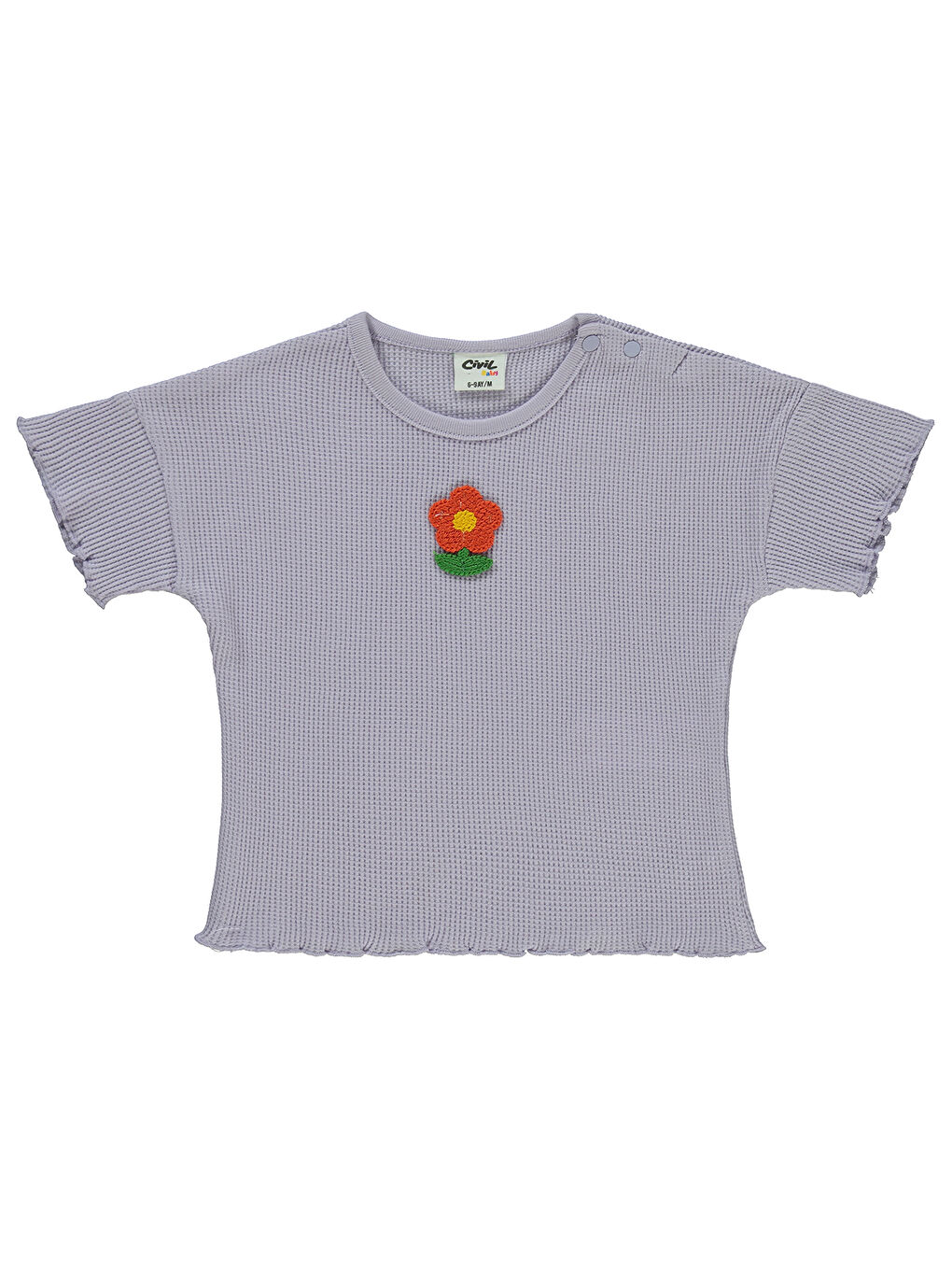 Baby Kız Bebek Tişört 6-18 Ay Lila