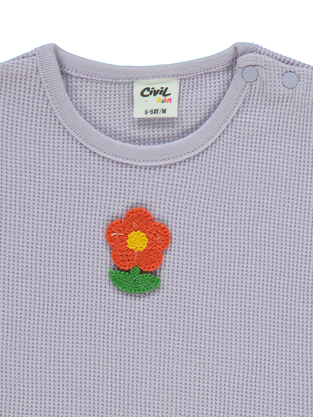 Baby Kız Bebek Tişört 6-18 Ay Lila-1