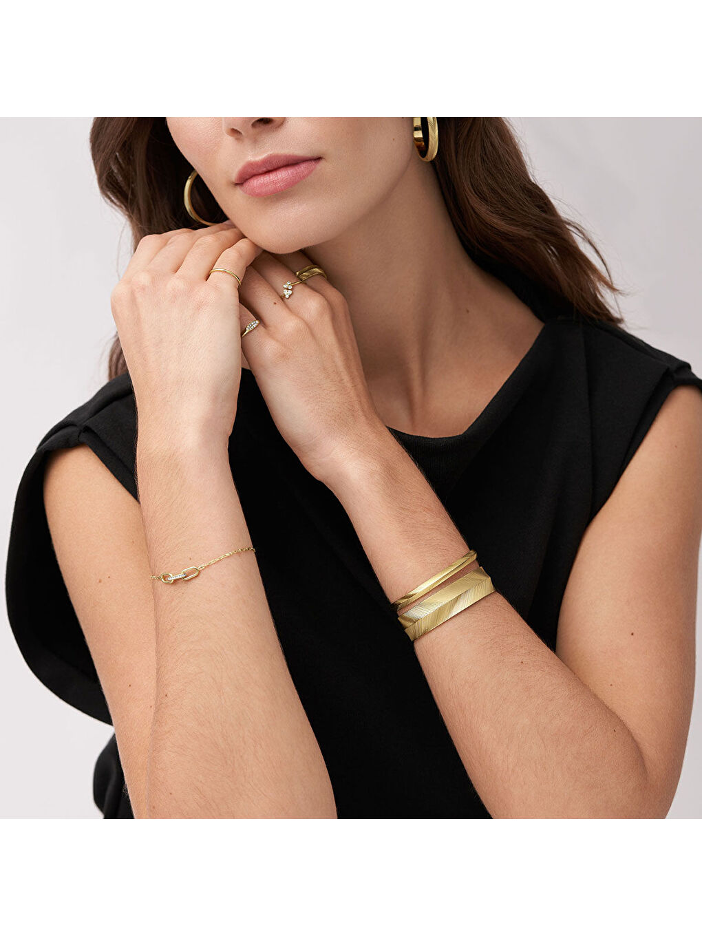 Sarı JF04525-710 Kadın Bileklik-1