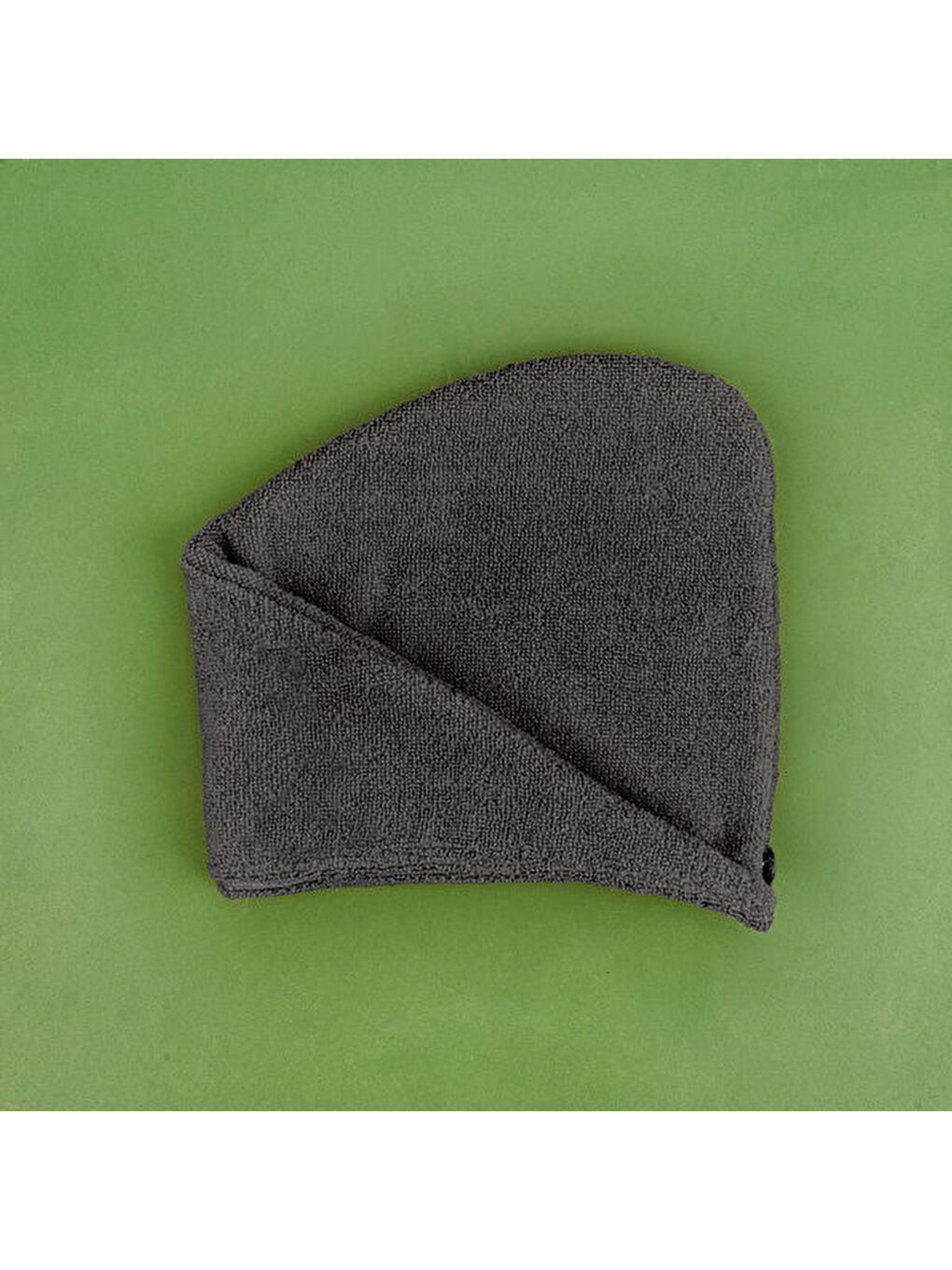 Mikrofiber Saç Havlusu - Antrasit - 57x27 cm-2