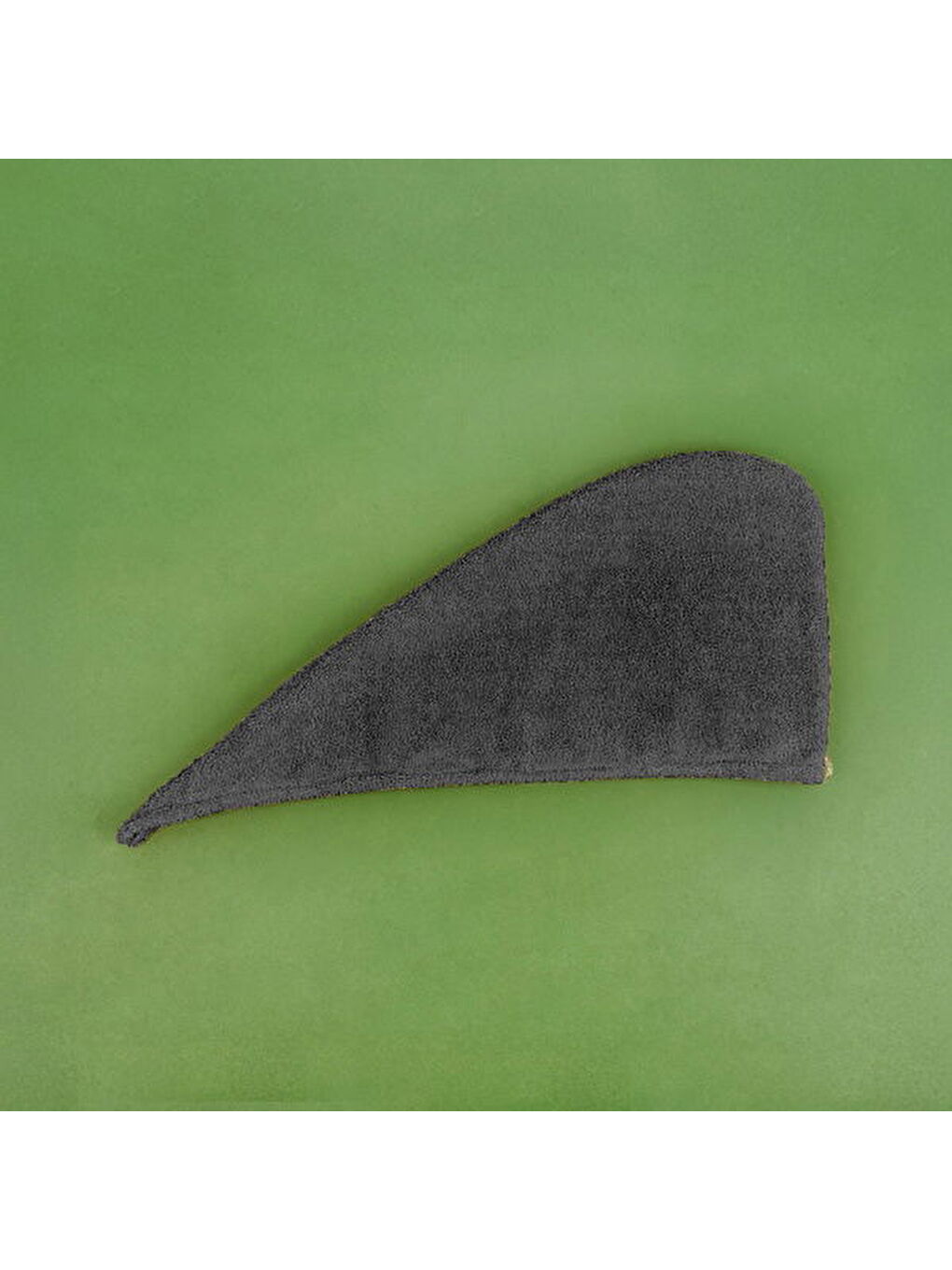 Mikrofiber Saç Havlusu - Antrasit - 57x27 cm-4