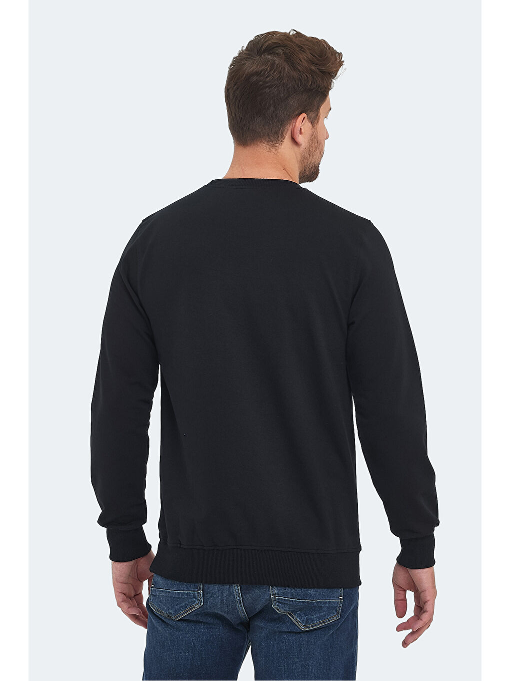 ORVAR IN Erkek Sweatshirt Siyah-1