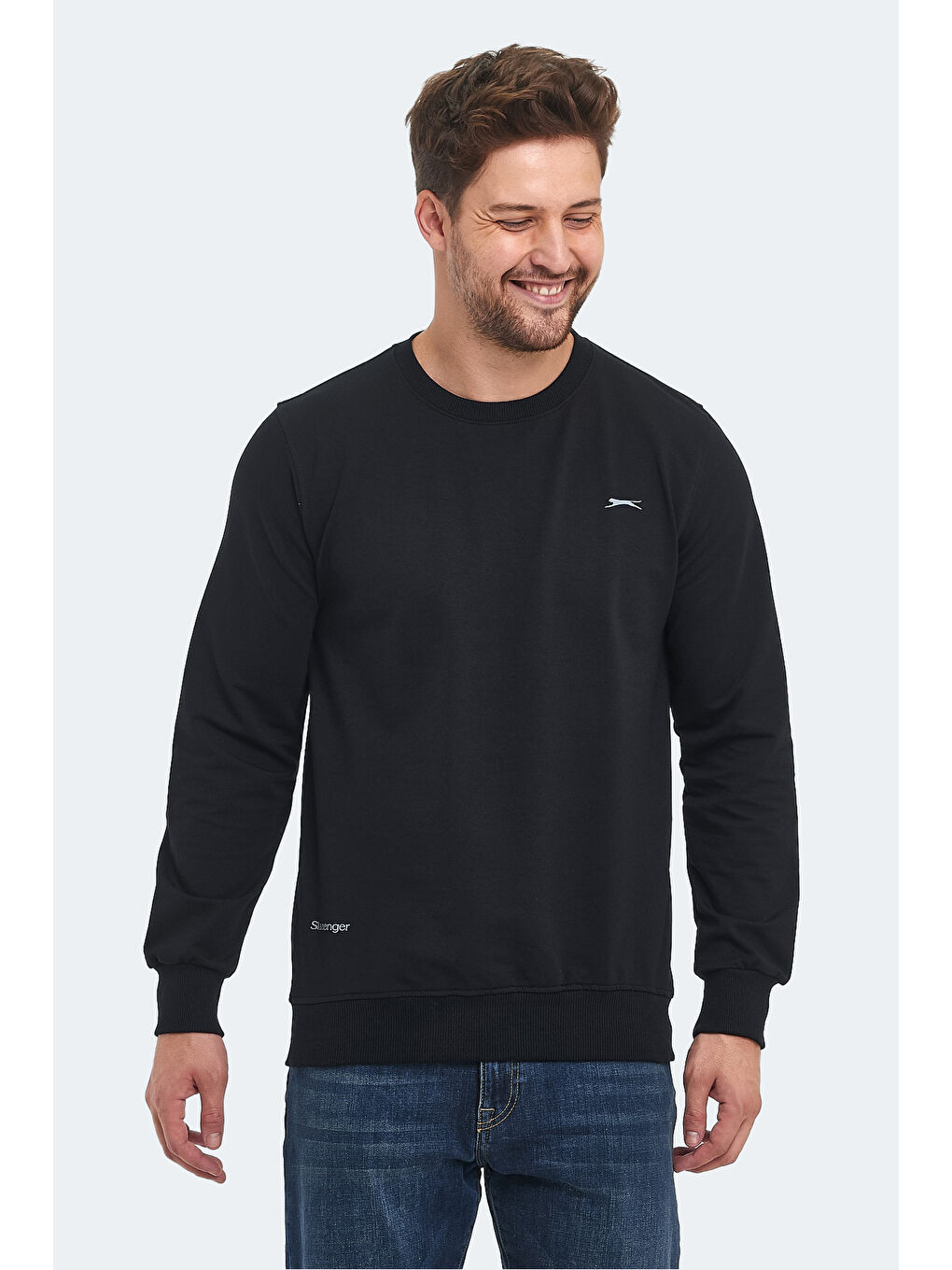 ORVAR IN Erkek Sweatshirt Siyah-3