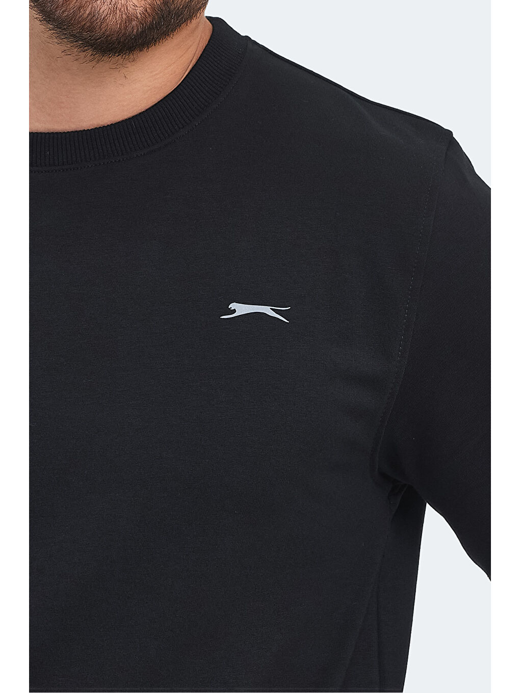 ORVAR IN Erkek Sweatshirt Siyah-5